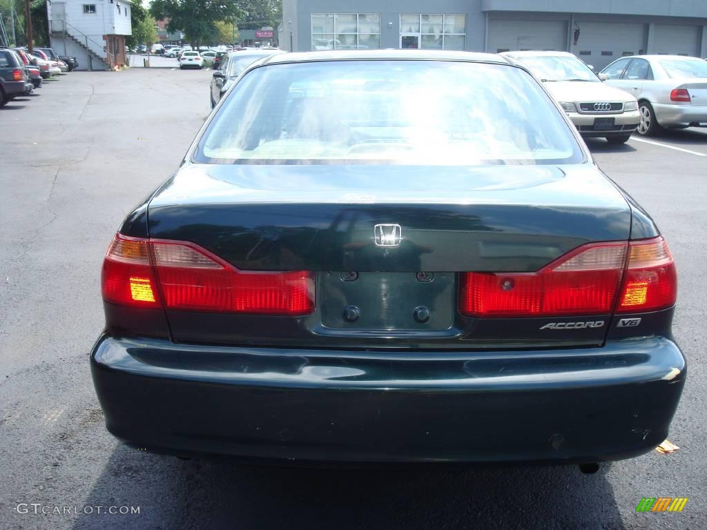 1998 Accord LX V6 Sedan - Dark Emerald Pearl / Ivory photo #8