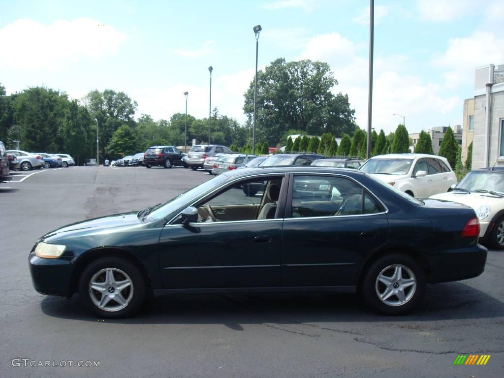 1998 Accord LX V6 Sedan - Dark Emerald Pearl / Ivory photo #10