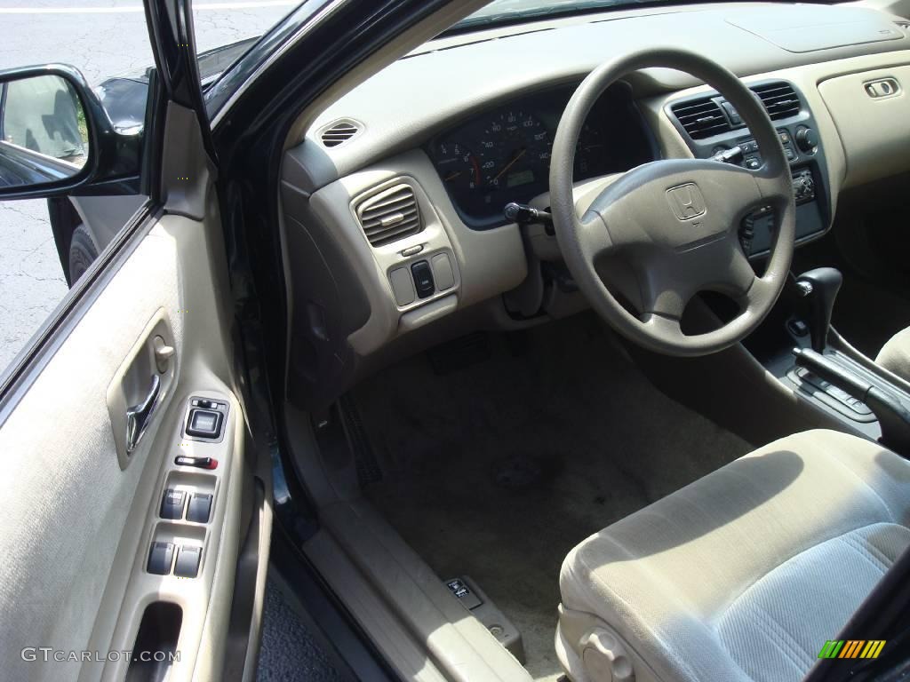 1998 Accord LX V6 Sedan - Dark Emerald Pearl / Ivory photo #12