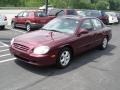 1999 Ruby Red Hyundai Sonata GLS  photo #14