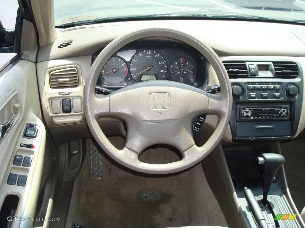 1998 Accord LX V6 Sedan - Dark Emerald Pearl / Ivory photo #28