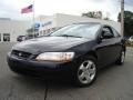 2000 Nighthawk Black Pearl Honda Accord EX V6 Coupe  photo #1