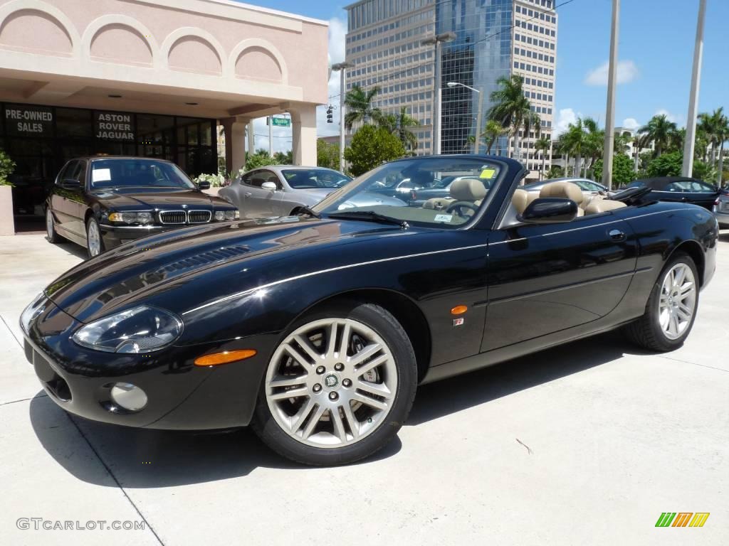 2003 XK XKR Convertible - Ebony Black / Cashmere photo #7