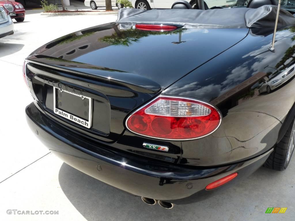 2006 XK XKR Convertible - Ebony Black / Charcoal photo #7