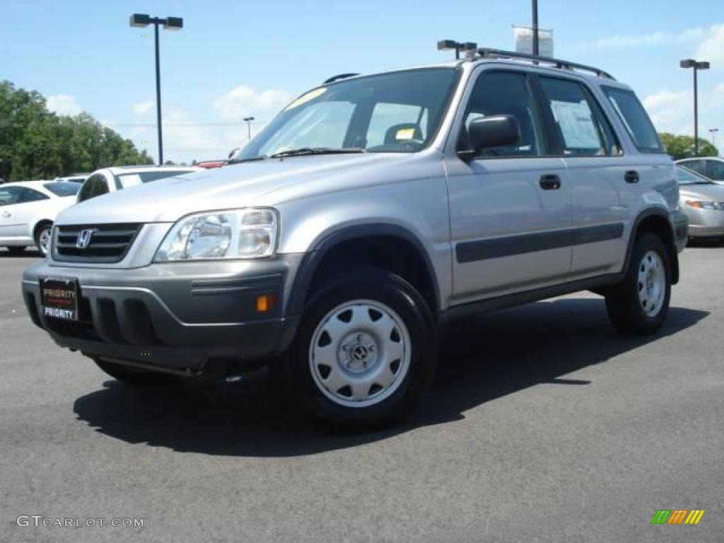 2001 CR-V LX 4WD - Satin Silver Metallic / Dark Gray photo #2