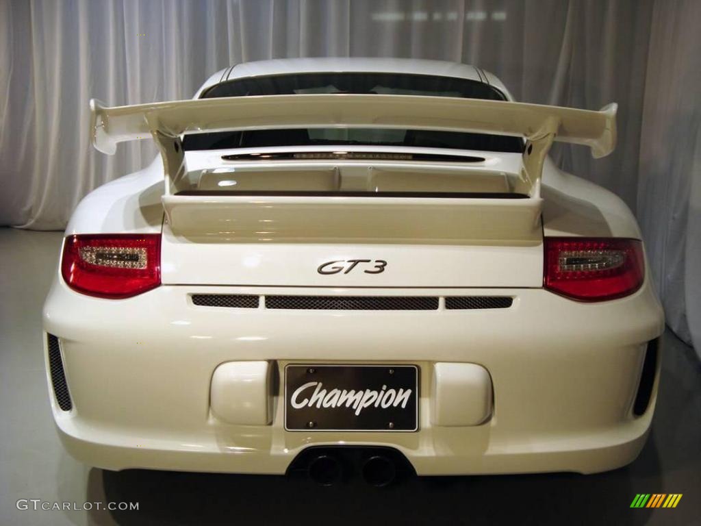 2010 911 GT3 - Carrara White / Black w/Alcantara photo #4