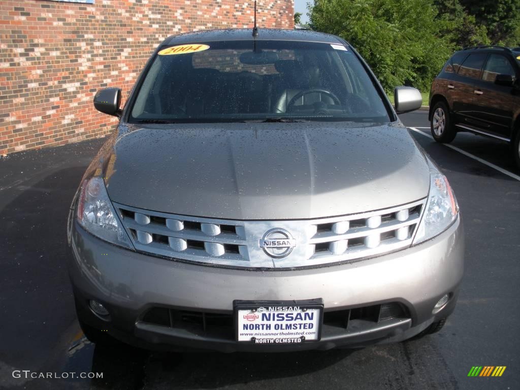 2004 Murano SL - Polished Pewter Metallic / Charcoal photo #2