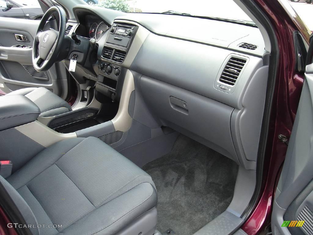 2007 Pilot LX 4WD - Dark Cherry Pearl / Gray photo #20