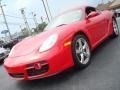 2008 Guards Red Porsche Cayman   photo #2