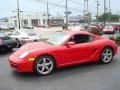 2008 Guards Red Porsche Cayman   photo #10