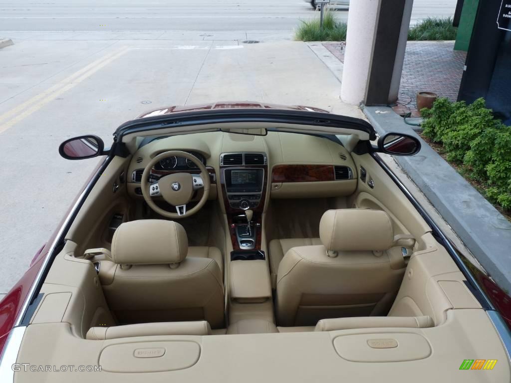 2007 XK XK8 Convertible - Radiance Red Metallic / Caramel photo #8