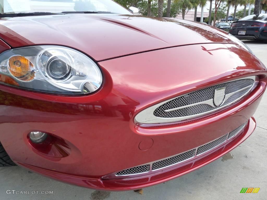 2007 XK XK8 Convertible - Radiance Red Metallic / Caramel photo #10