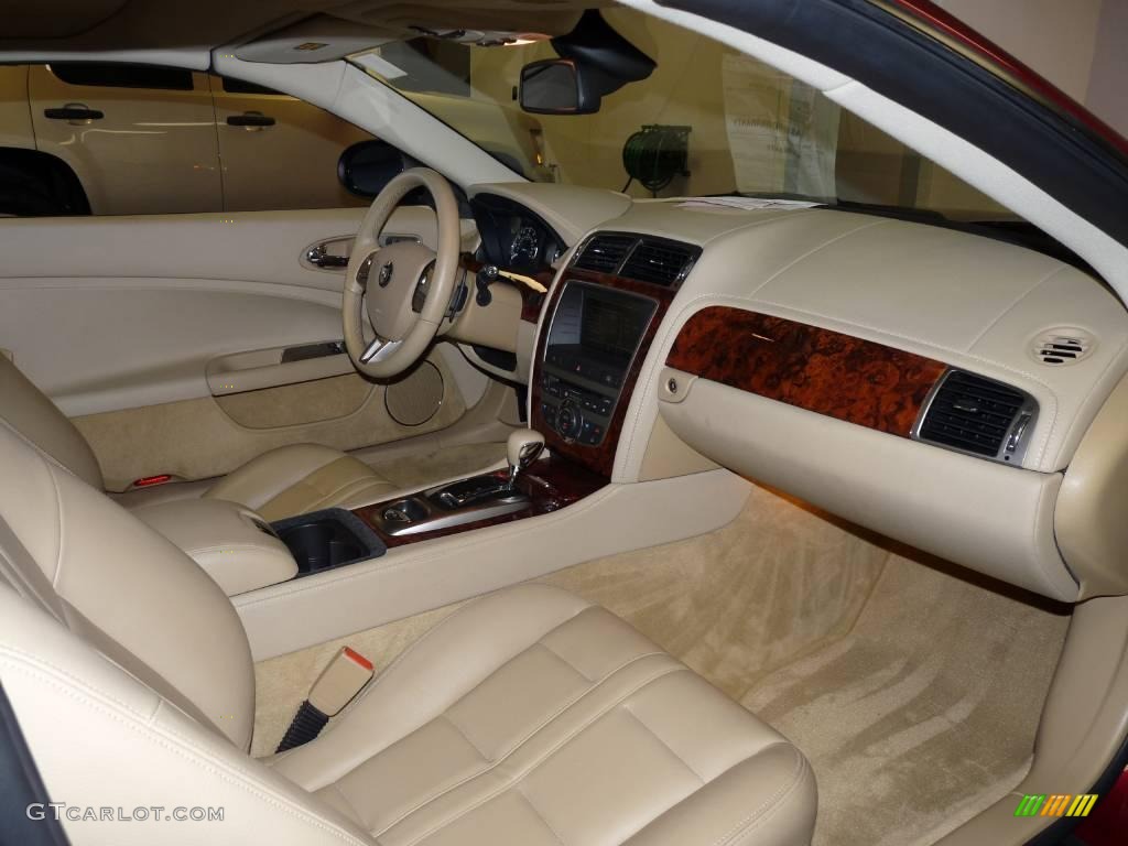 2007 XK XK8 Convertible - Radiance Red Metallic / Caramel photo #23