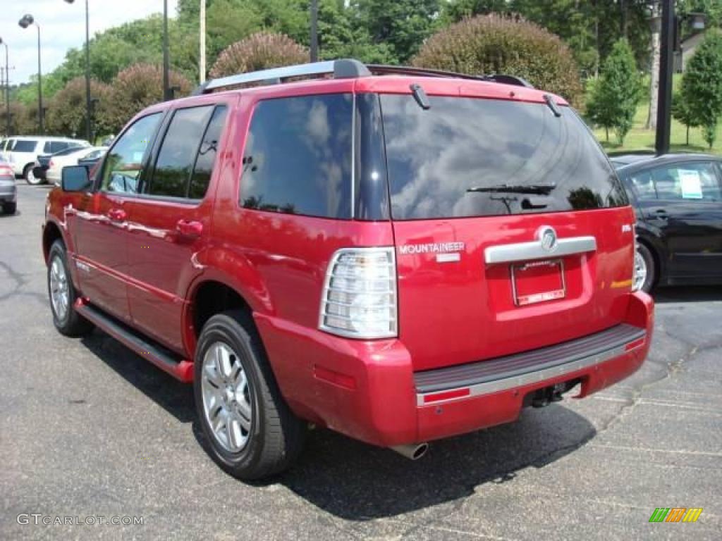 2007 Mountaineer Premier AWD - Vivid Red / Camel photo #2