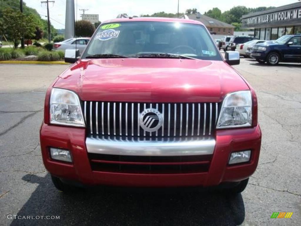 2007 Mountaineer Premier AWD - Vivid Red / Camel photo #6