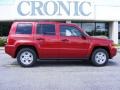 2009 Inferno Red Crystal Pearl Jeep Patriot Sport  photo #1