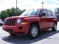 2009 Inferno Red Crystal Pearl Jeep Patriot Sport  photo #4