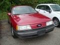 1991 Currant Red Metallic Ford Taurus GL Sedan  photo #1