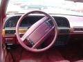1991 Currant Red Metallic Ford Taurus GL Sedan  photo #10