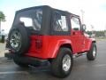 2003 Flame Red Jeep Wrangler X 4x4 Freedom Edition  photo #3