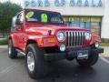 2003 Flame Red Jeep Wrangler X 4x4 Freedom Edition  photo #9