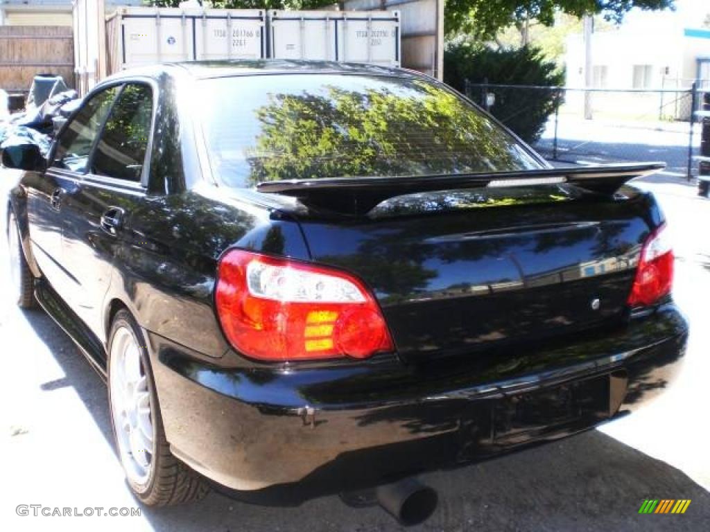 2004 Impreza WRX STi - Java Black Pearl / Blue Ecsaine/Black photo #10