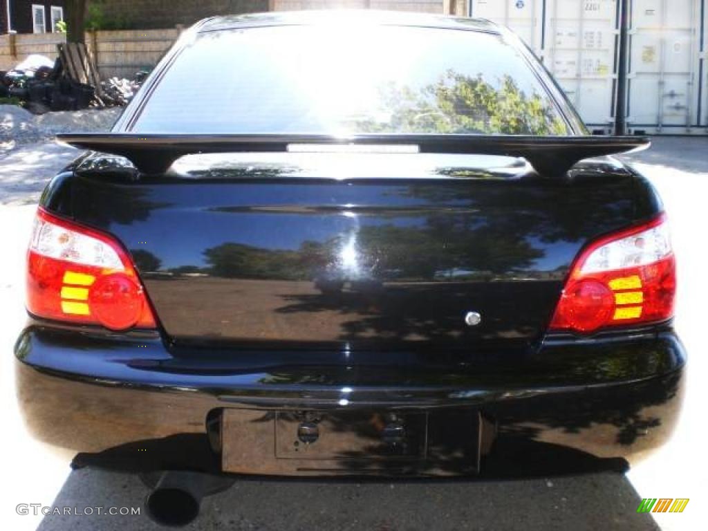 2004 Impreza WRX STi - Java Black Pearl / Blue Ecsaine/Black photo #12
