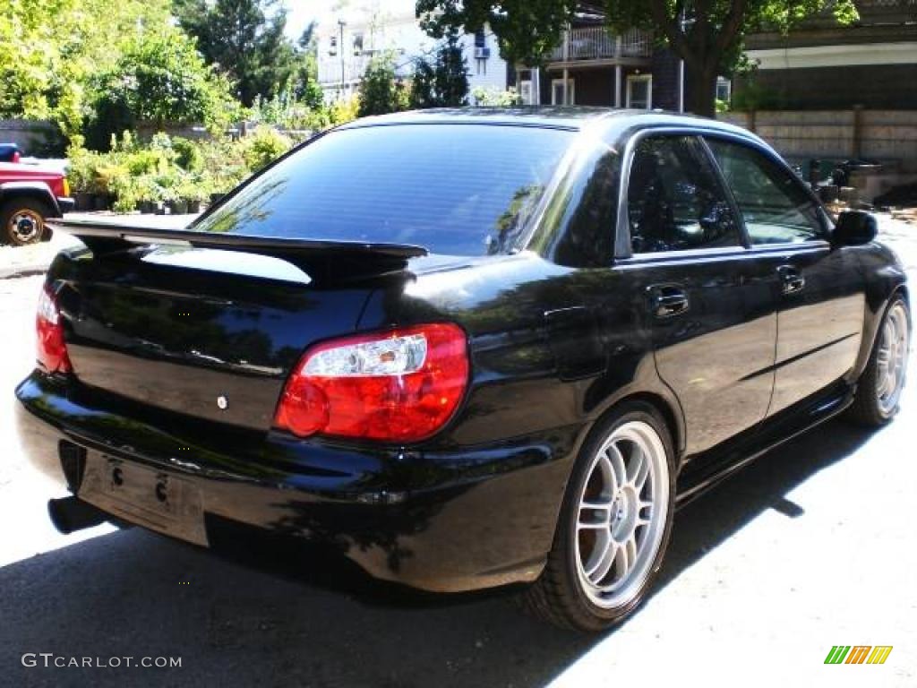 2004 Impreza WRX STi - Java Black Pearl / Blue Ecsaine/Black photo #16