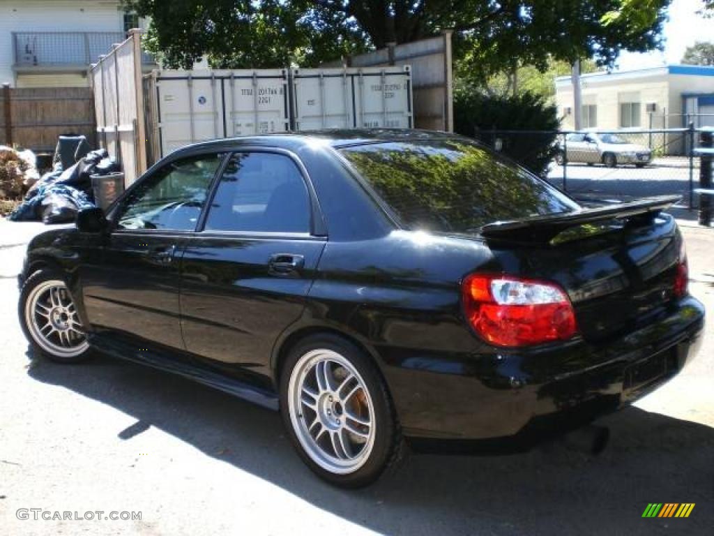 2004 Impreza WRX STi - Java Black Pearl / Blue Ecsaine/Black photo #17