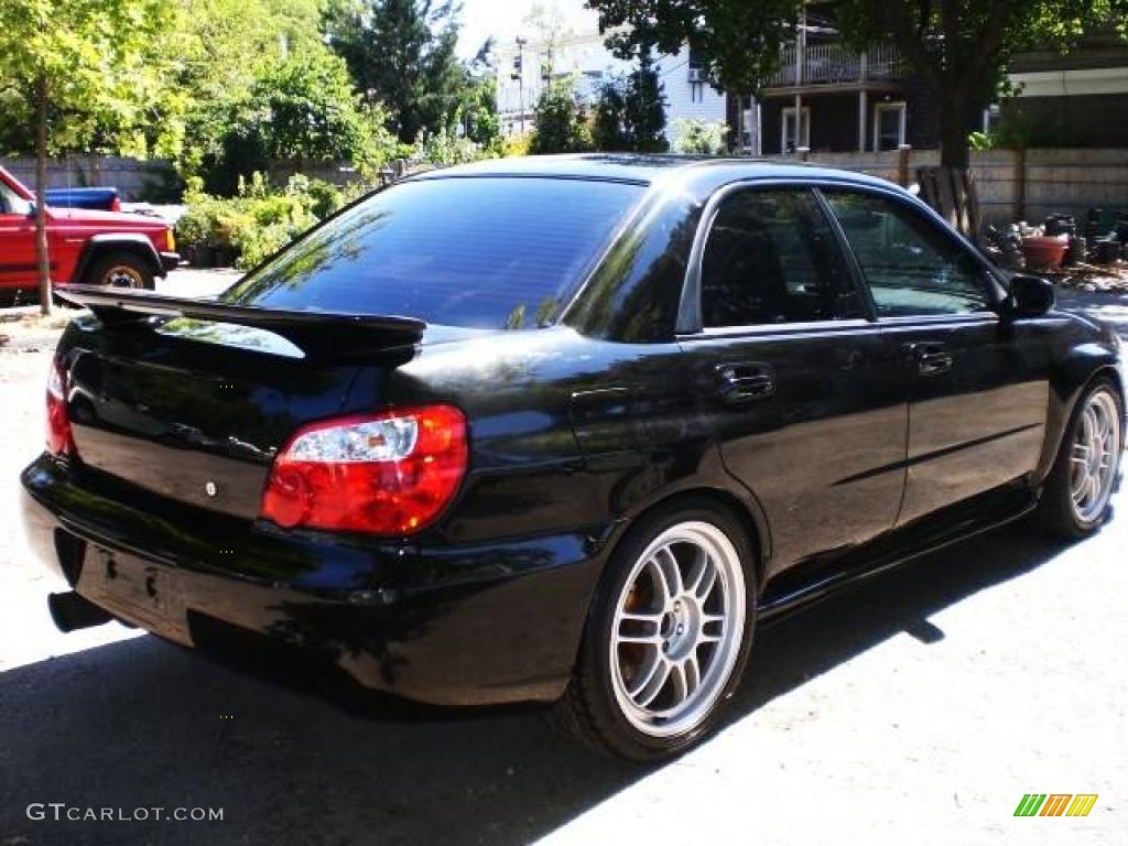 2004 Impreza WRX STi - Java Black Pearl / Blue Ecsaine/Black photo #25