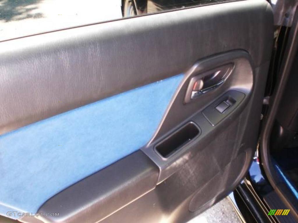 2004 Impreza WRX STi - Java Black Pearl / Blue Ecsaine/Black photo #31