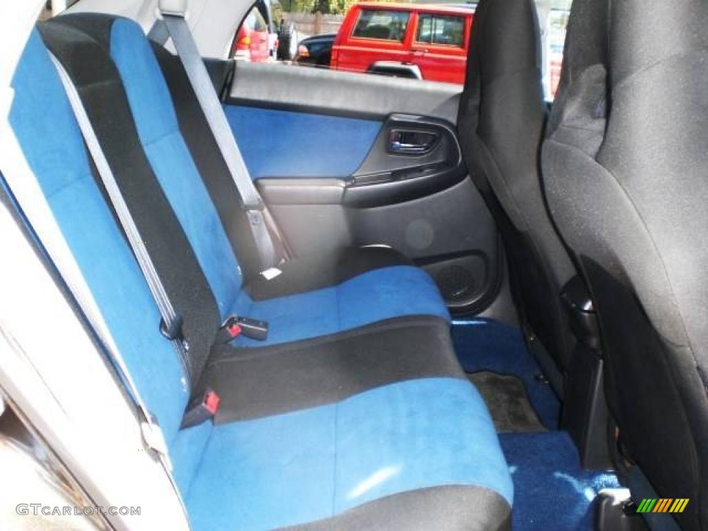 2004 Impreza WRX STi - Java Black Pearl / Blue Ecsaine/Black photo #33