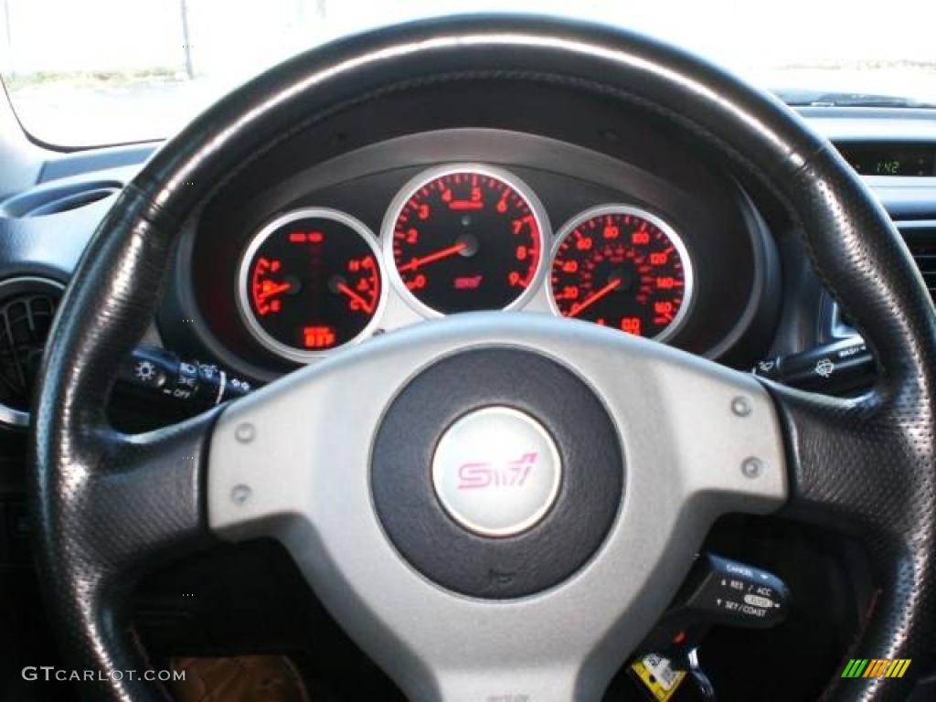 2004 Impreza WRX STi - Java Black Pearl / Blue Ecsaine/Black photo #44
