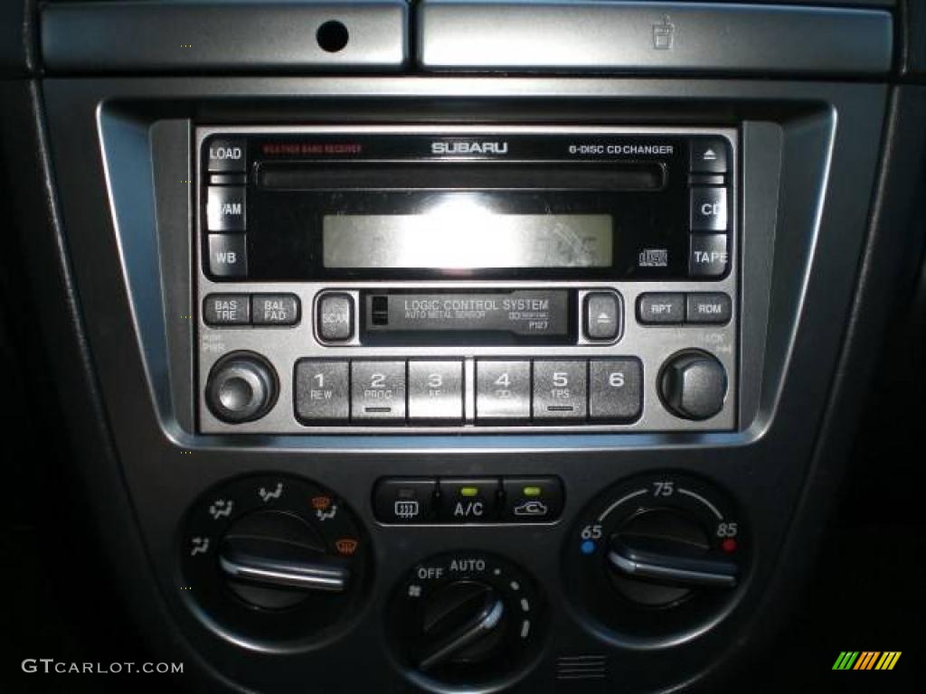 2004 Impreza WRX STi - Java Black Pearl / Blue Ecsaine/Black photo #48