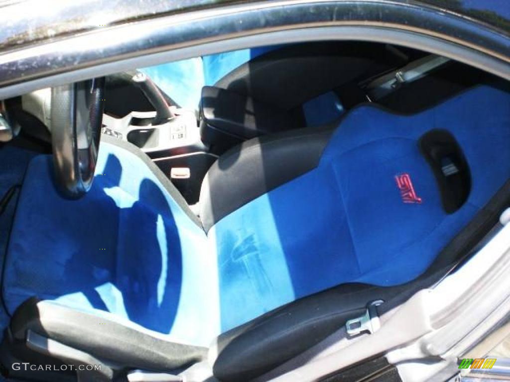 2004 Impreza WRX STi - Java Black Pearl / Blue Ecsaine/Black photo #51