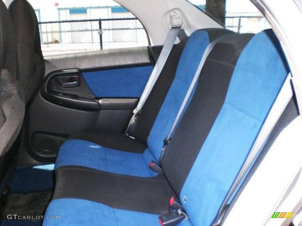 2004 Impreza WRX STi - Java Black Pearl / Blue Ecsaine/Black photo #53