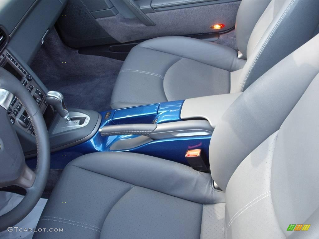 2007 911 Carrera Cabriolet - Cobalt Blue Metallic / Stone Grey photo #11