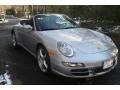 GT Silver Metallic - 911 Carrera 4 Cabriolet Photo No. 2