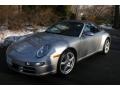 GT Silver Metallic - 911 Carrera 4 Cabriolet Photo No. 9