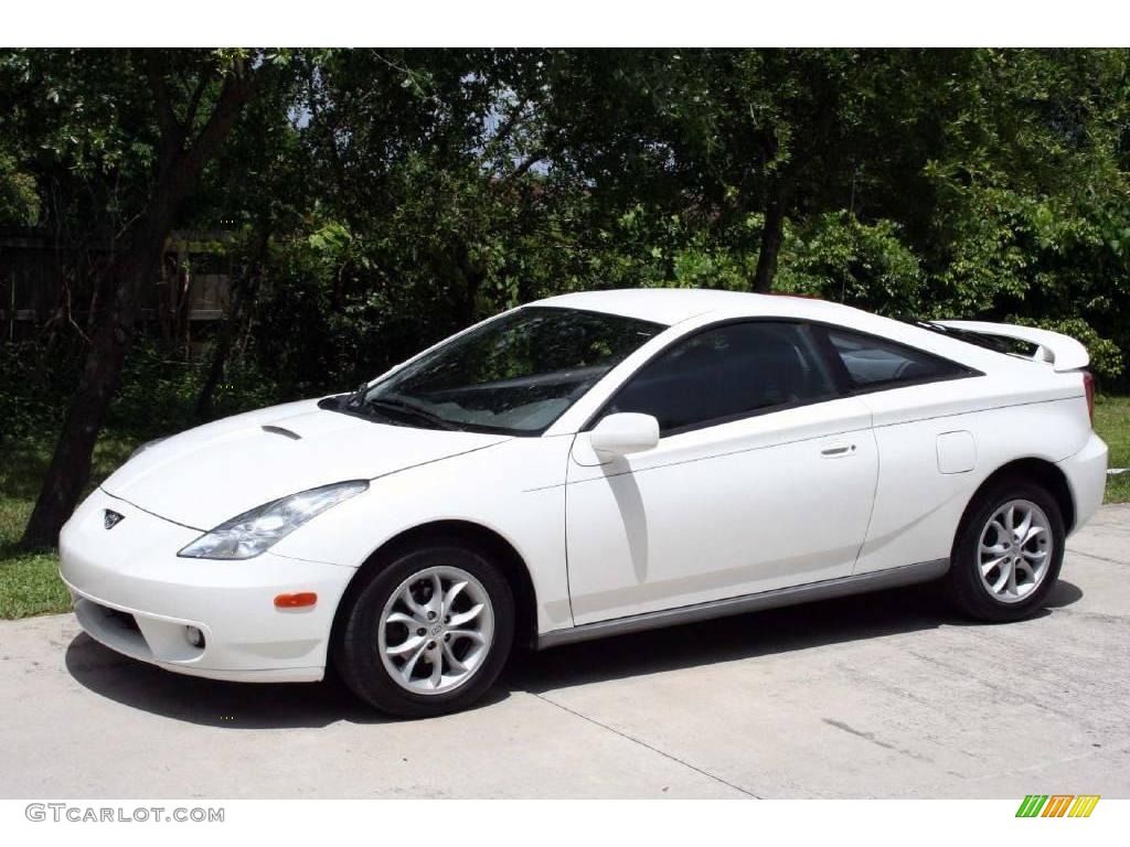 2000 Celica GT - Super White / Black photo #1