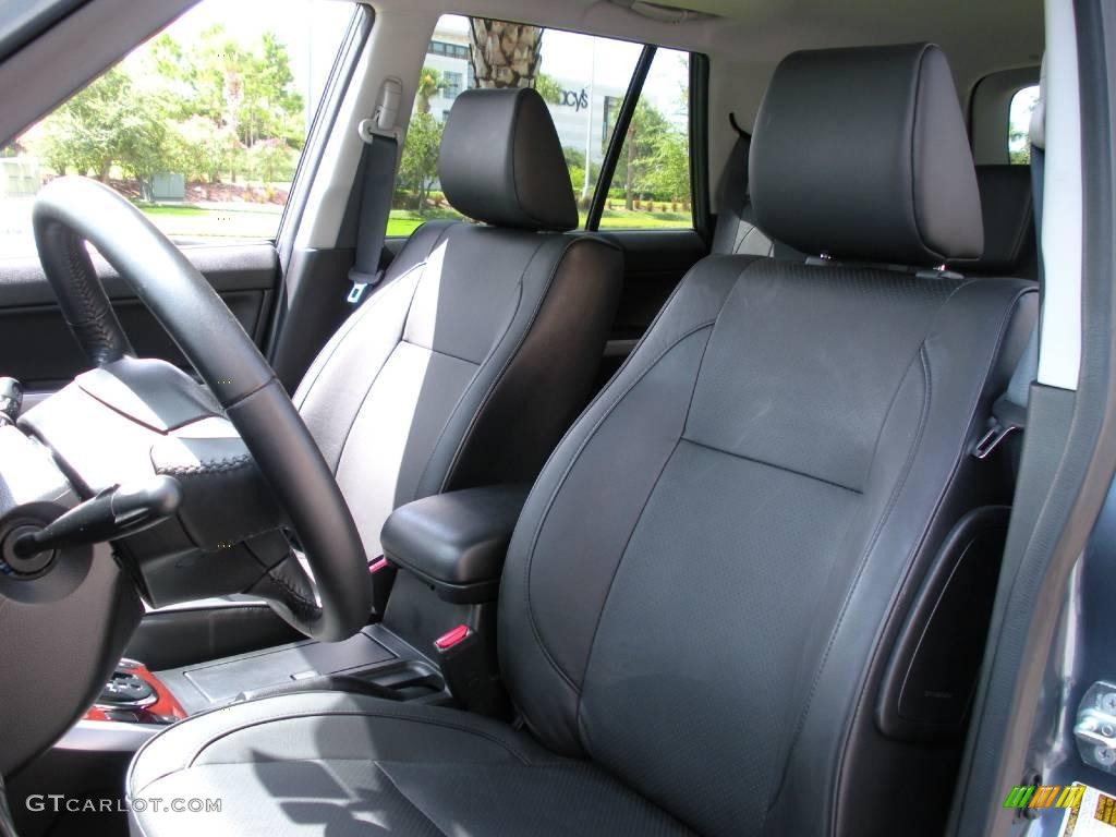 2008 Grand Vitara Luxury - Azure Grey Metallic / Black photo #13