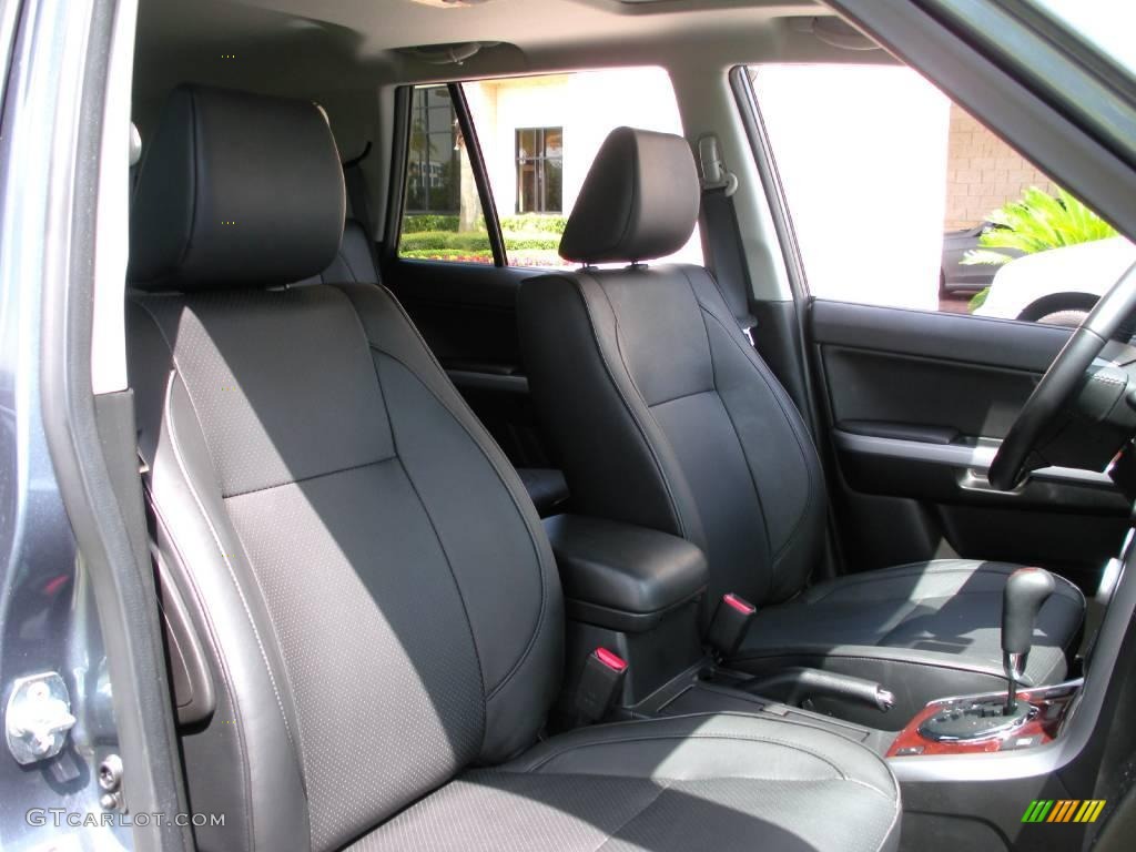 2008 Grand Vitara Luxury - Azure Grey Metallic / Black photo #17