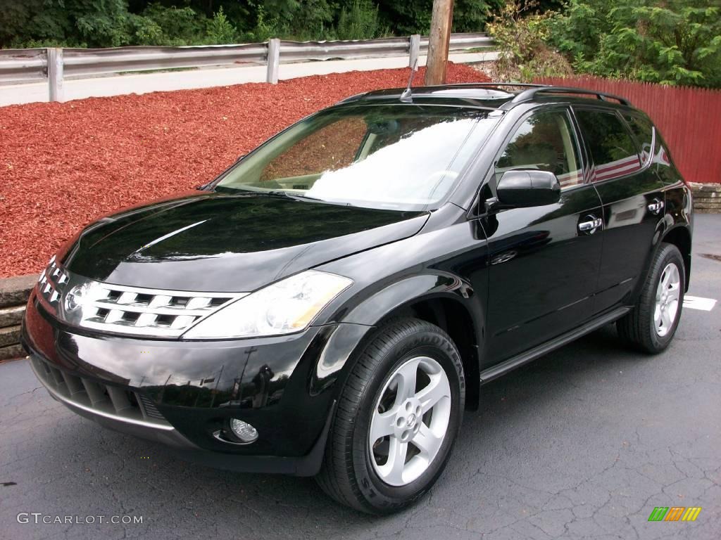 2005 Murano SL AWD - Super Black / Cafe Latte photo #1