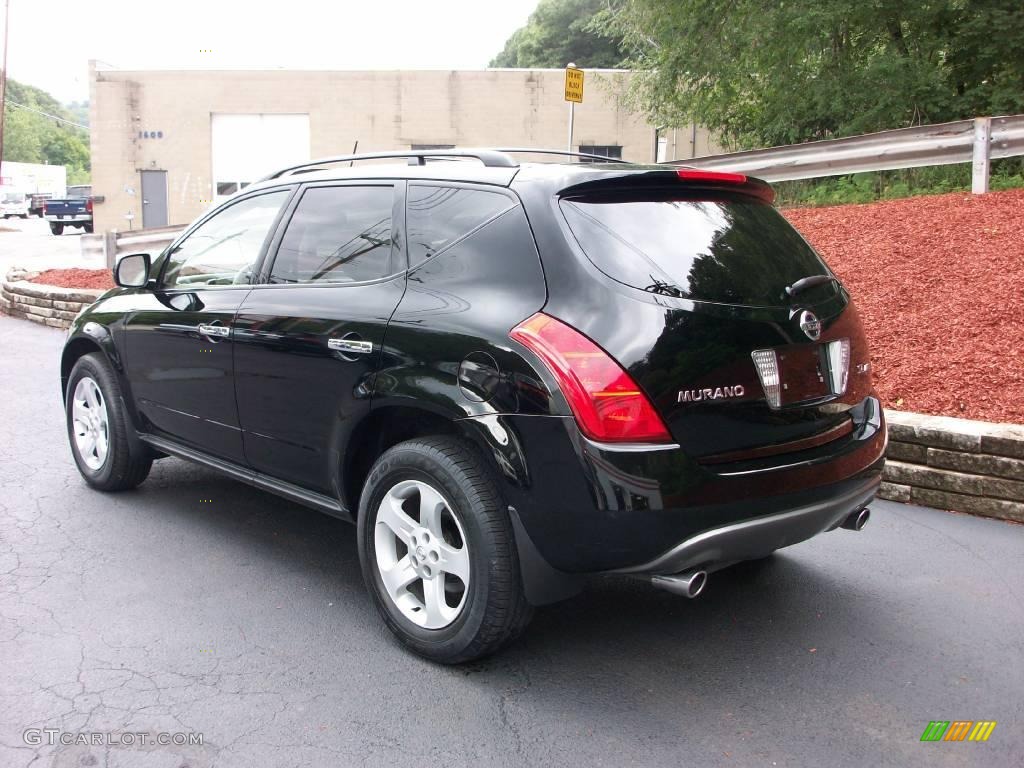 2005 Murano SL AWD - Super Black / Cafe Latte photo #3