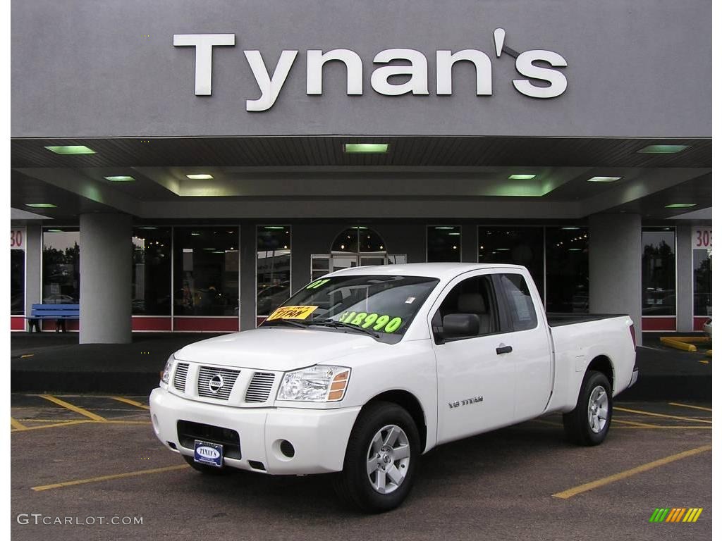 White Nissan Titan
