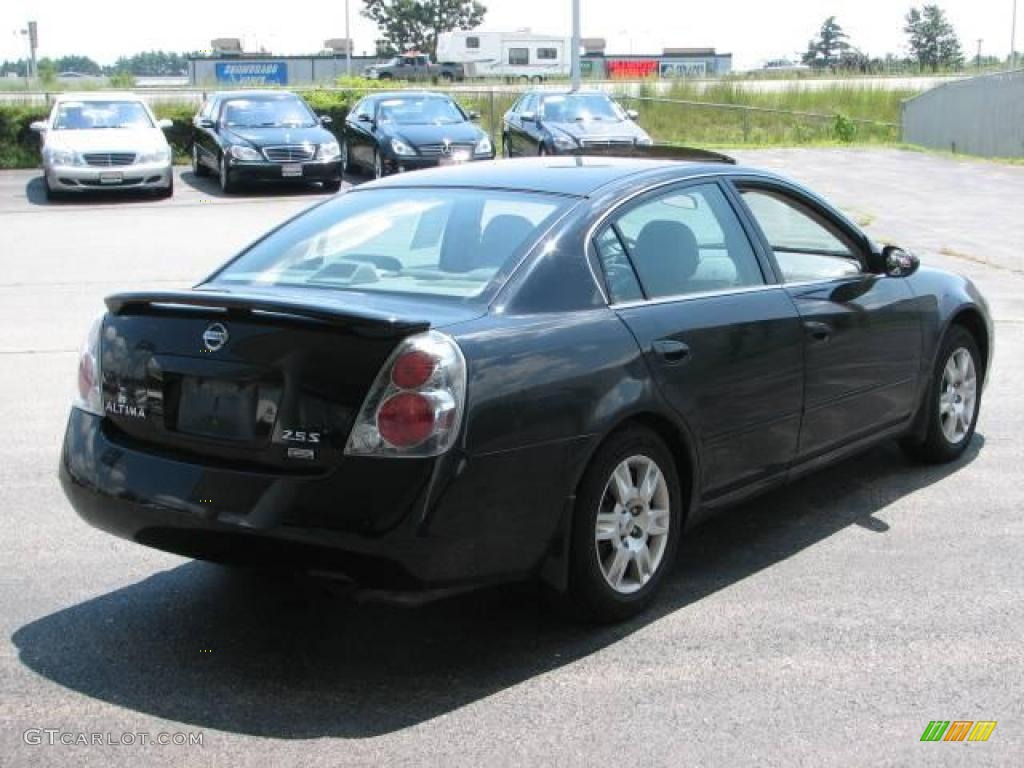 2006 Altima 2.5 S Special Edition - Super Black / Frost photo #4