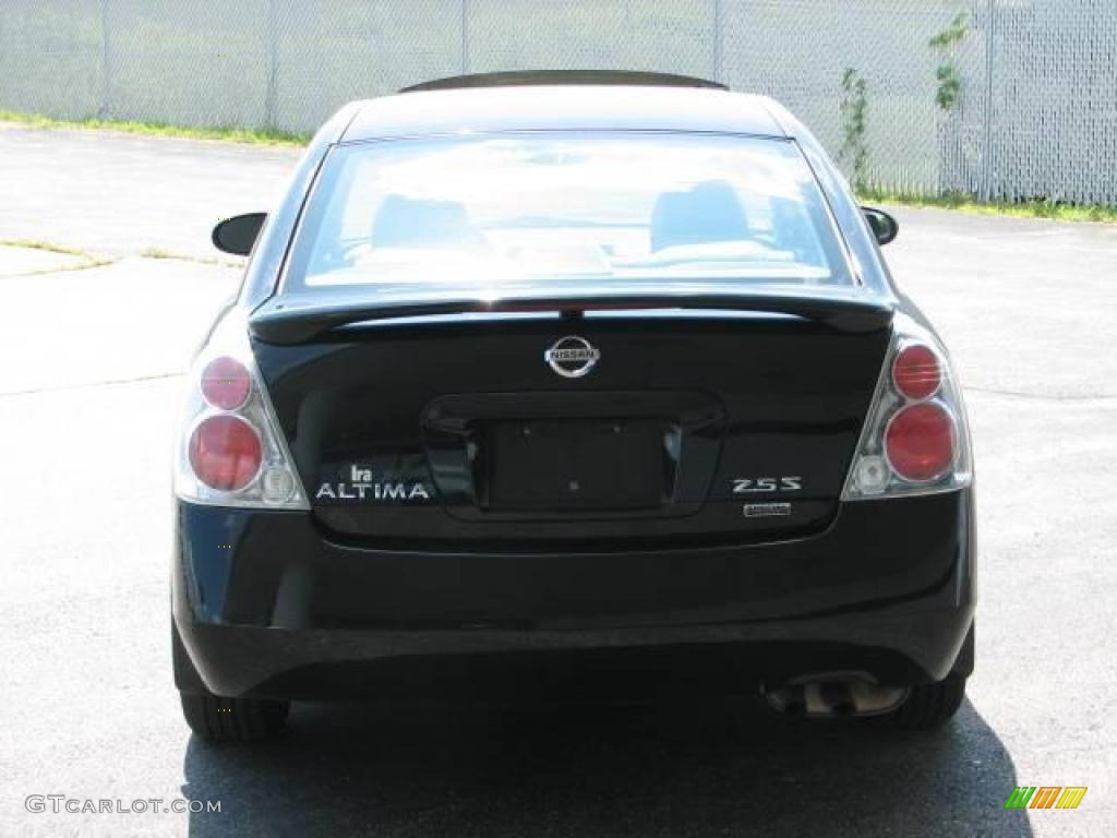 2006 Altima 2.5 S Special Edition - Super Black / Frost photo #5