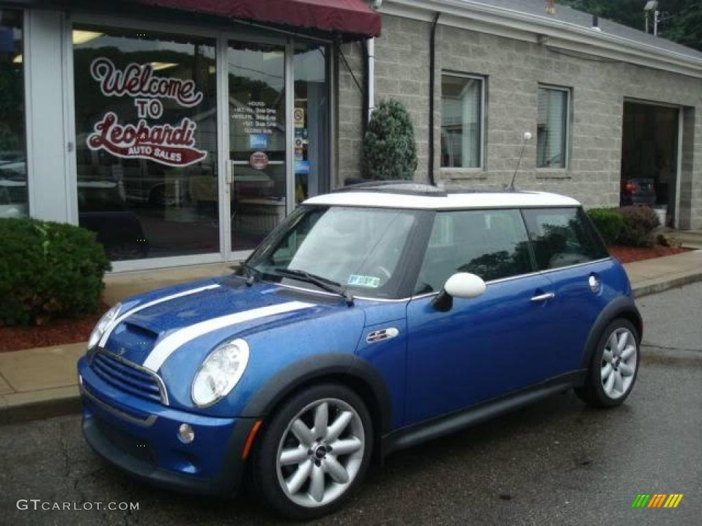 2006 Cooper S Hardtop - Hyper Blue Metallic / Space Gray/Panther Black photo #1