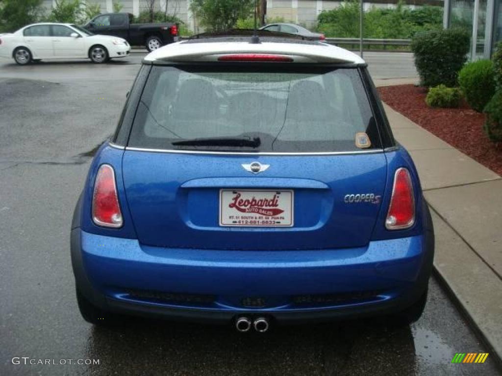 2006 Cooper S Hardtop - Hyper Blue Metallic / Space Gray/Panther Black photo #3