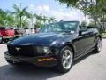 Black - Mustang V6 Deluxe Convertible Photo No. 7